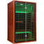 Double sauna infrarouge avec panneau de commande intelligent