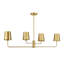 Dipaolo 4-Light Linear Chandelier-761093205