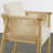 Upholstered Counter Stools with Hand-Woven Rope Arms-773685074