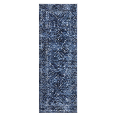 Modern Machine Washable Rug Non-Slip Area Rug for Living Room Low-Pile Rug Indoor Floor Cover for Bedroom Dining Room Hallway Kitchen Office