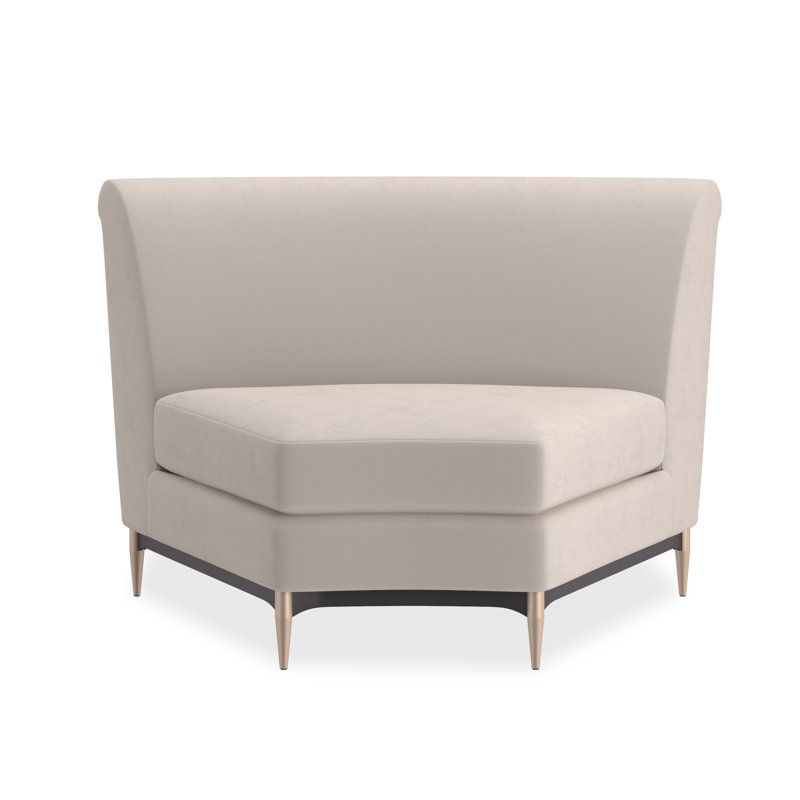 Caracole Upholstery Chair, Gray Velvet
