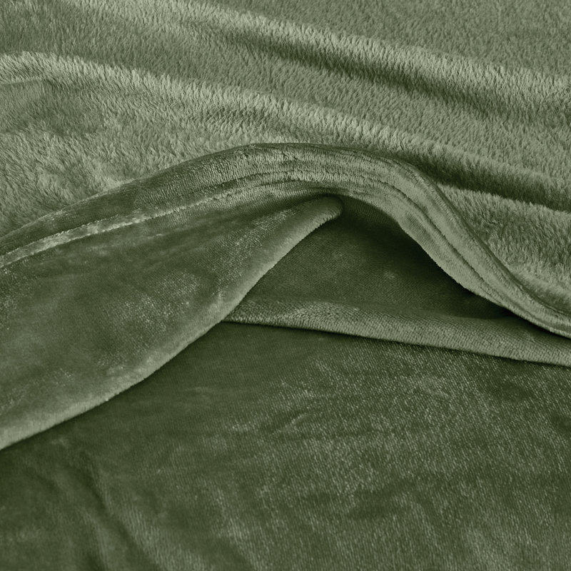 Velours moelleux vraiment doux, Twin XL Blanket, Green