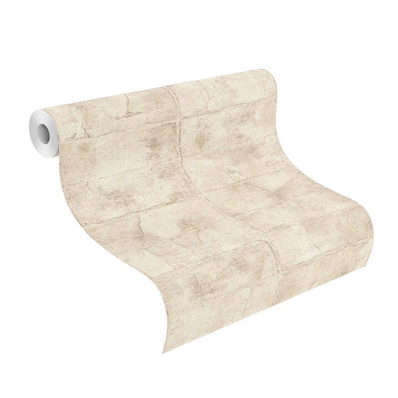 Rouleau de papier peint L 33 pi x l 20,9 po, Blanc cassé