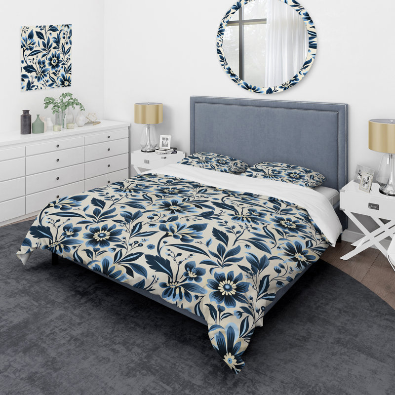 Ensemble de housse de couette Nordic, Housse de couette simple + 1 taie décorative stan