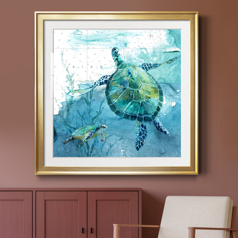 Farm Tub Lamb - Peinture encadrée, Encadrement doré, H 30,5 po x l 30,5 po x P 1,5 po