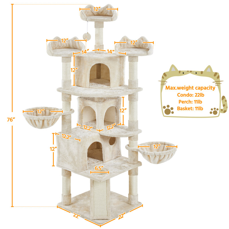 Arbre à chat Gilmour, Beige