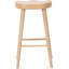 Adhitya Solid Wood Counter Stool