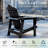 Devito All-Weather Resistant HDPE Plastic Oversize Adirondack Chair-1771610899