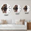Portrait d'un carlin - Horloge murale traditionnelle-1996832199