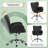 Poche Faux Leather Desk Chair with Padded Armrests-2064336529