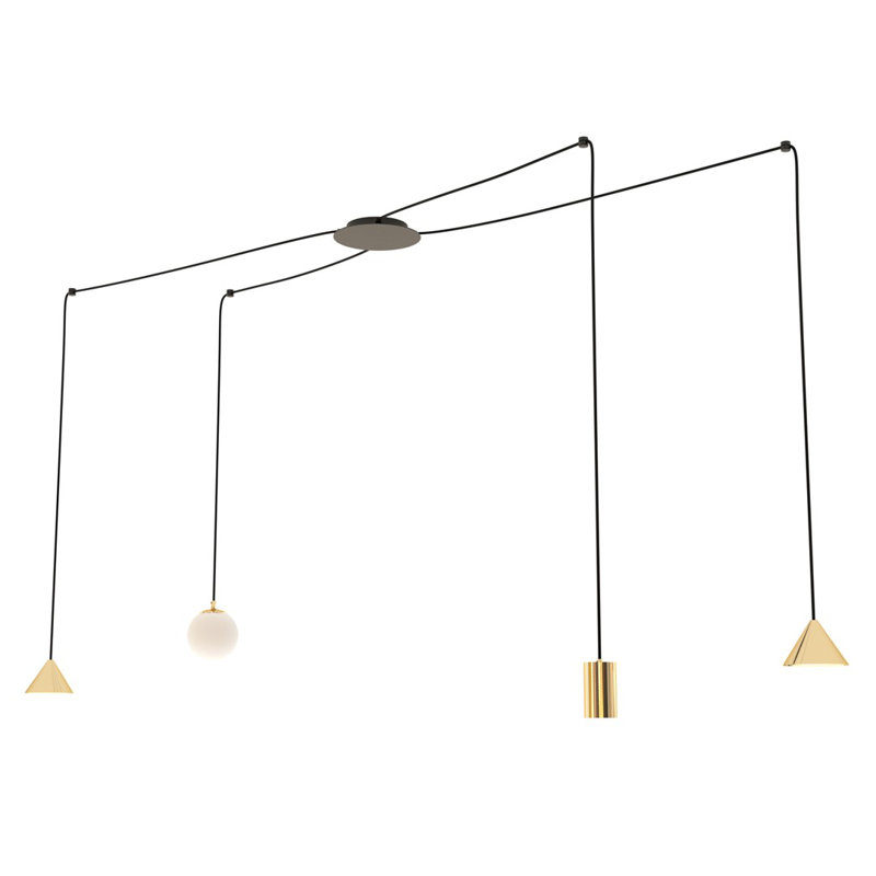 Abbylynn 4 - Light Pendant, Gold