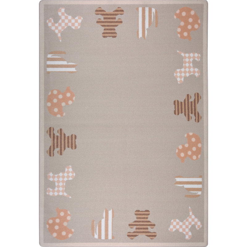 Kid Essentials Frisky Friends Area Rug