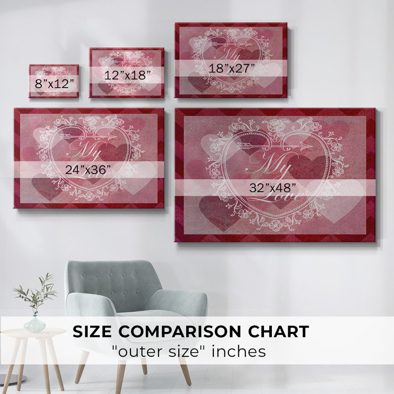 Toile tendue avec bricolage Collection A Love Gallery, H 18 po x l 27 po