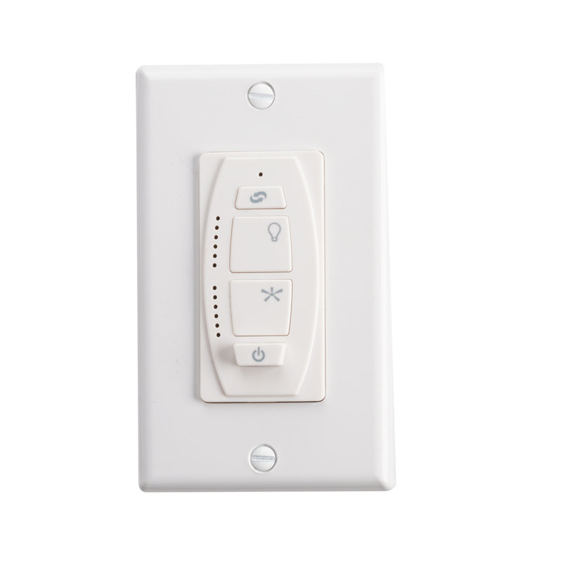  6 Speed DC Ceiling Fan Wall Control, White
