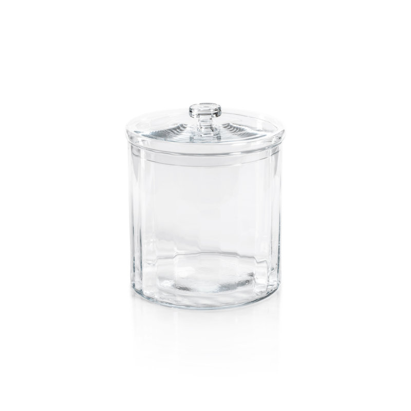 Bonbonnière en verre optique Blendon, H 11,25 po x l 9,75 po x P 9,75 po