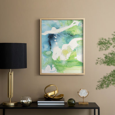 «Rising Above I», reproduction encadrée - bois massif