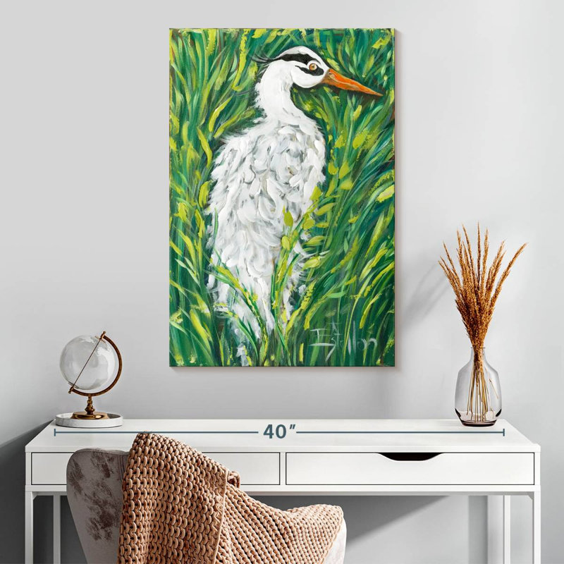 Aigrette blanche moelleuse Brampt, H 30 po x l 20 po