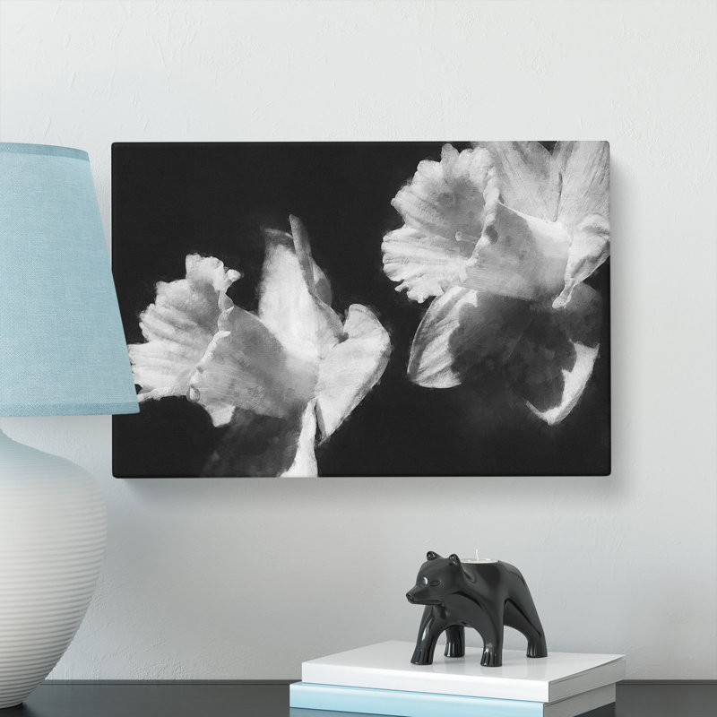 Pair Of Daffodils - Wrapped Canvas, 35cm H x 50cm W x 3cm D