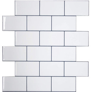 30.5cm W x 30.5cm L Peel and Stick Field Tile (Set of 20)