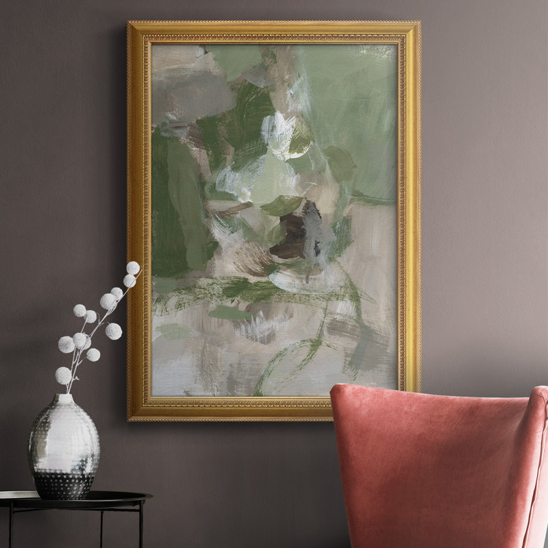 Thé vert I, toile encadrée de qualité supérieure - prête à être accrochée, H 20 po x l 16 po x P 2,5 po
