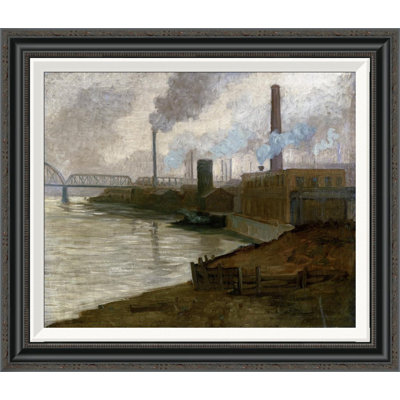 " Industrial Scene - Mills On The Monongahela " by Aaron Henry Gorson