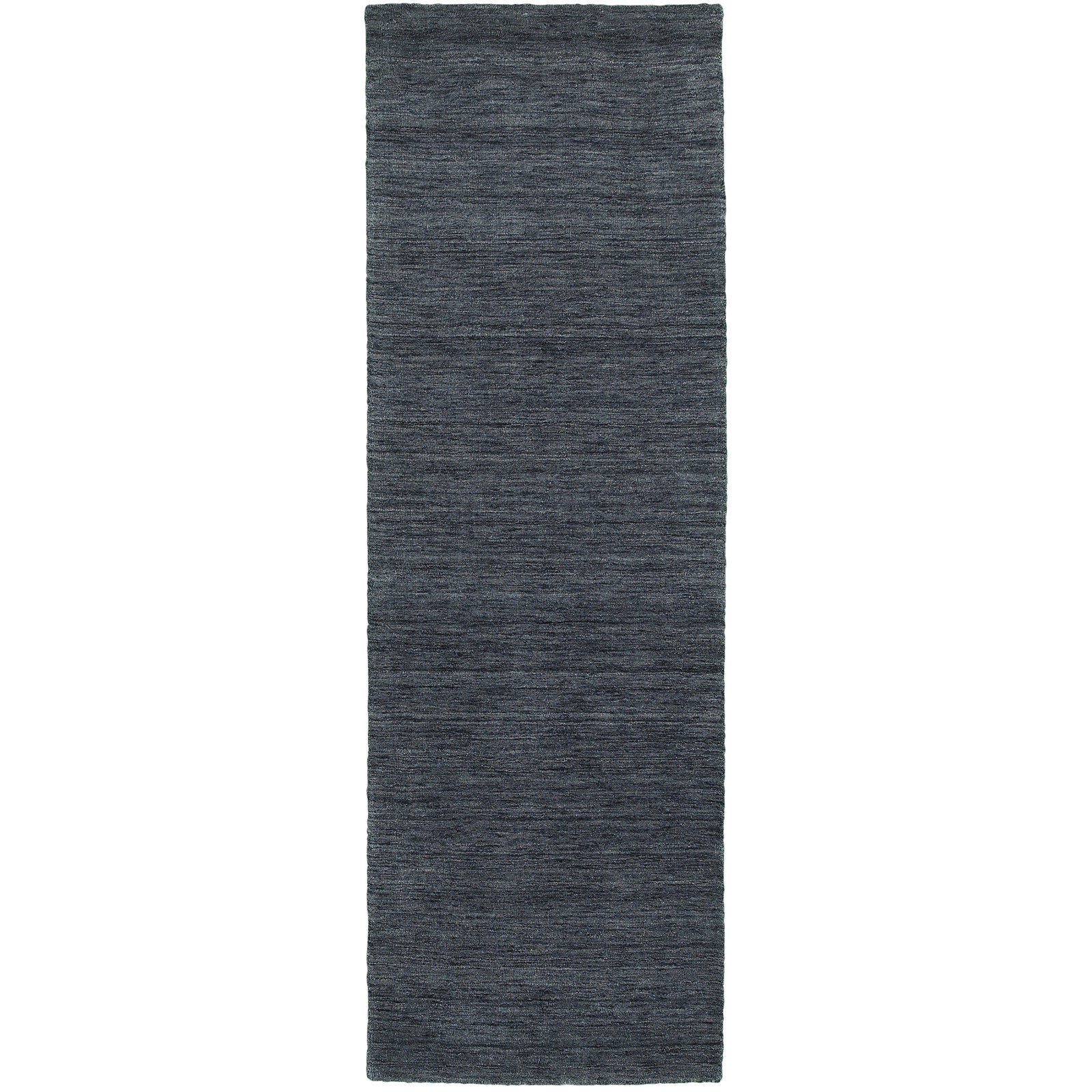 Nala Navy Hand-Tufted Wool Rug, Runner 2'6" x 8'