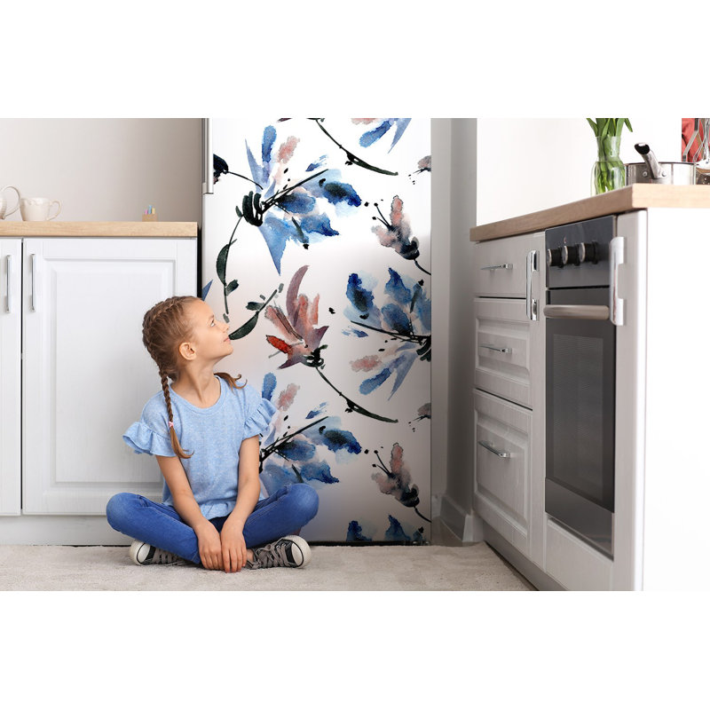 Plants & Flowers Door Decal, 190cm H x 70cm W