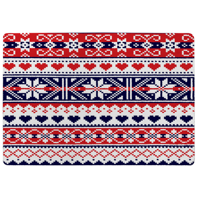 Barber Geometric 60cm X 110cm Area Rug
