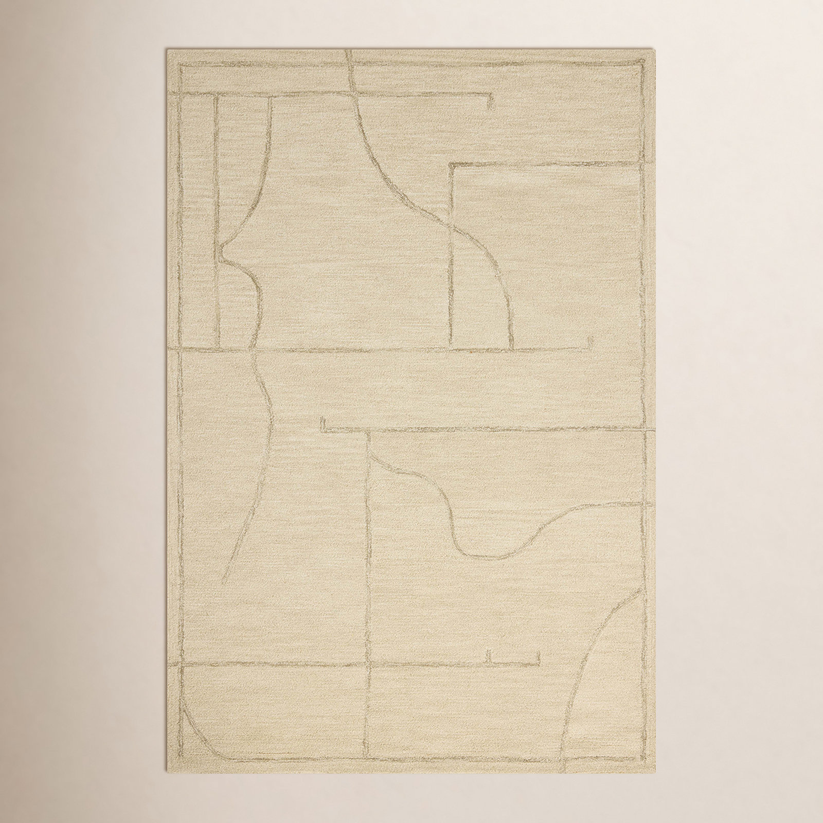 Jeremiah Brent x Loloi Barrow Ivory / Taupe Area Rug, Runner 2'3" x 9'9"
