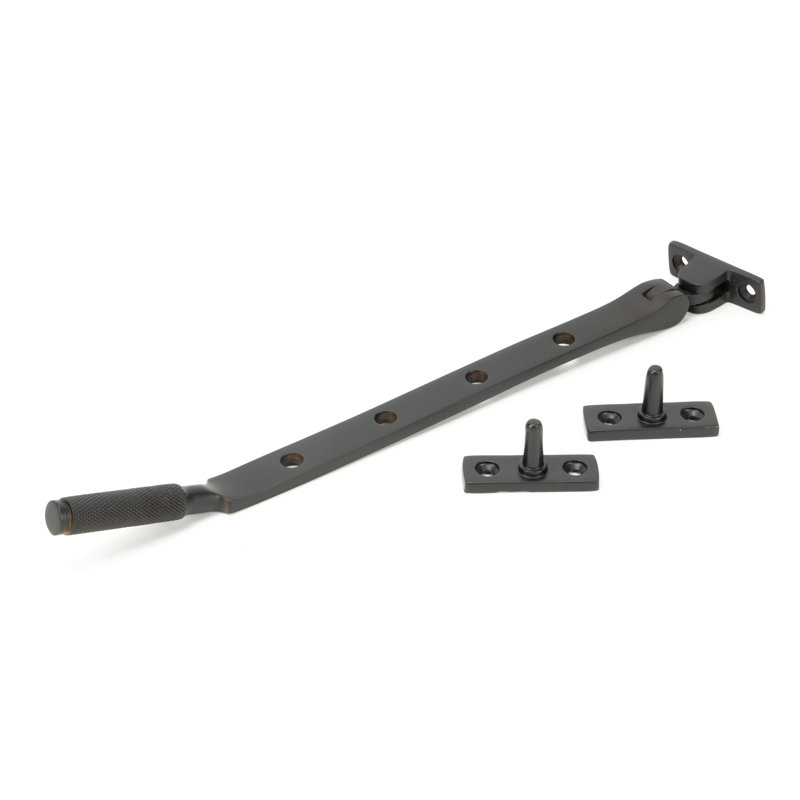 Brompton Stay Door Accessory, Aged Bronze, 1.6cm H x 29.2cm W x 4.5cm D