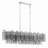 Quinzio 14 - Light Steel Dimmable Linear Chandelier-94078949