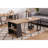 Sleek Coffee Table with Metal Frame, Sapphire & Black, 47.2 x 19.7 x 19.1 inches | 100% Melamine Coated Particle Board, Thickness: 0.7 inches | Modern Design Perfect for Living Room, Stylish & Durable-803322561