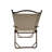 Comfy Foldable and Portable Chair with Armrests Aluminium Frame, Travel Kermit Chair Easy to Fold and Carry, Set of 4