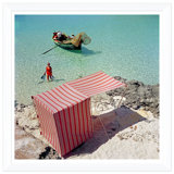 Marietine Birnie, Blau Lagoon Print by Slim Aarons