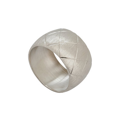Rond de serviette en métal Harlequin