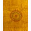Overdyed Hand-Knotted Wool Modern-Contemporary Gold Area Rug 9' 2" x 12' 2"