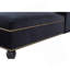 Chaise longue de 58 pouces avec capitonnage à boutons, garniture cloutée et pieds en bois massif pour des espaces de vie compacts