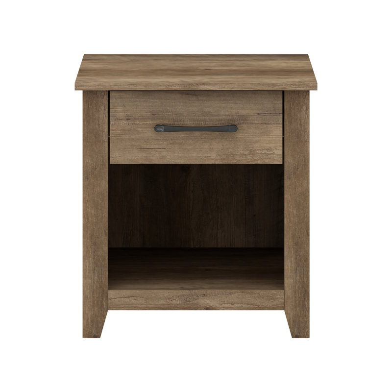 Walter 1 Drawer Nightstand, Knotty Oak