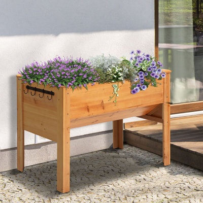 Germana Wood Raised Garden Bed