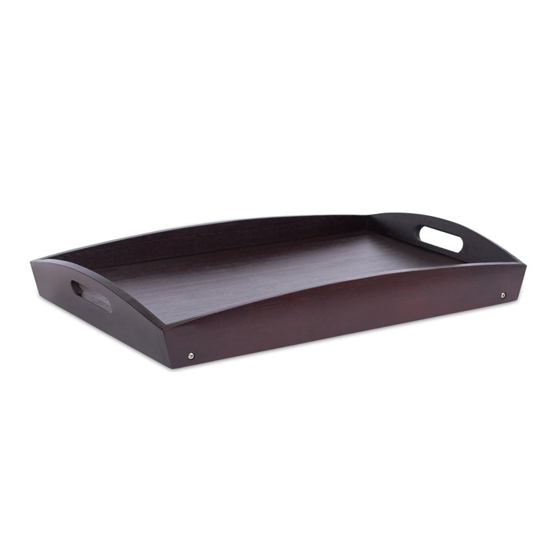 Plateau de lit en bambou Birdrock Home, Noyer