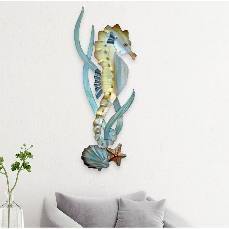 Handmade Coastal Landscape & Nature Wall Decor on Metal