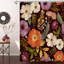 Rideau de douche à motif floral Boho