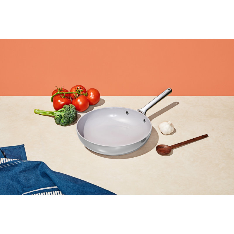 Caraway Nonstick Ceramic Fry Pan, Gray, 10.5"