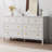 Dezmand Porter 7 Drawer Dresser, Modern Dresser With Gold Handles-688293239