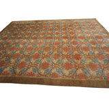 Soft Warm Color Antique Allover Design Chinese Art Deco Room Size Rug
