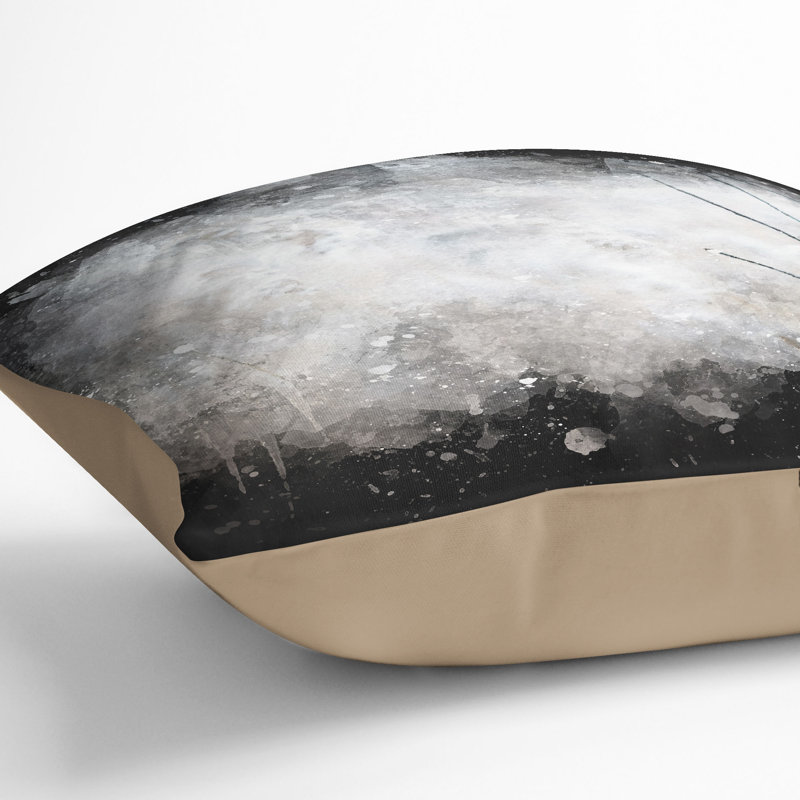 Square Throw Cushion, 55cm H x 55cm W x 20cm D, Stone