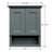 Sage Shaker Bathroom Wall Cabinet