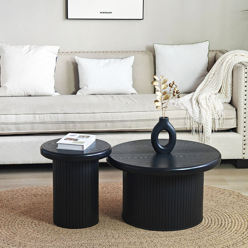 Round Coffee Table Set