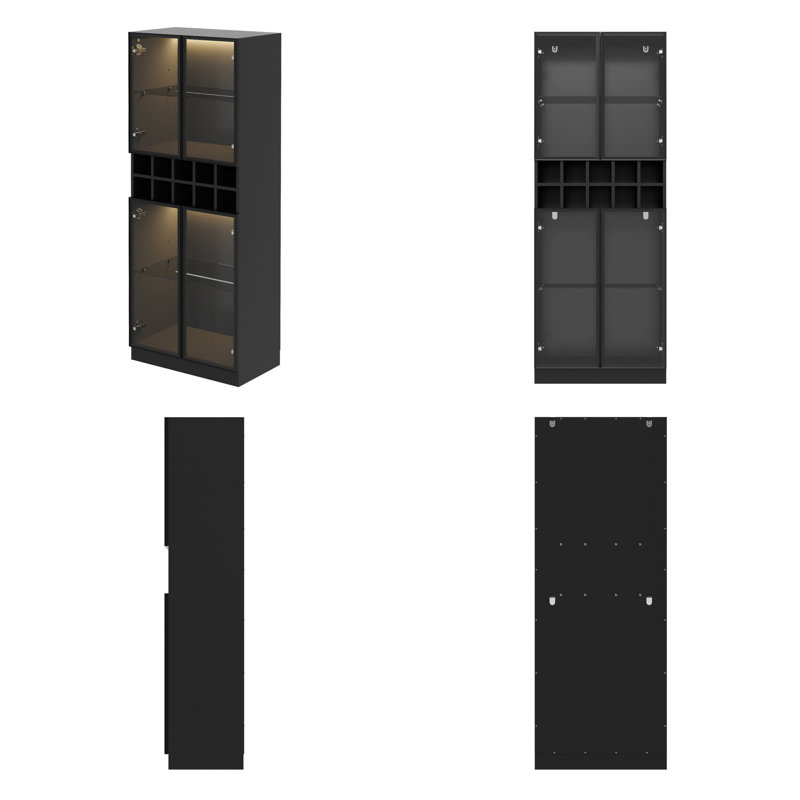 Dining Cabinet With Led Light