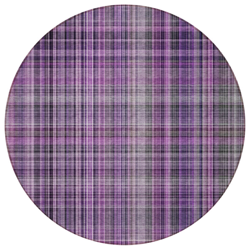 Tapis d'intérieur rond 8 po